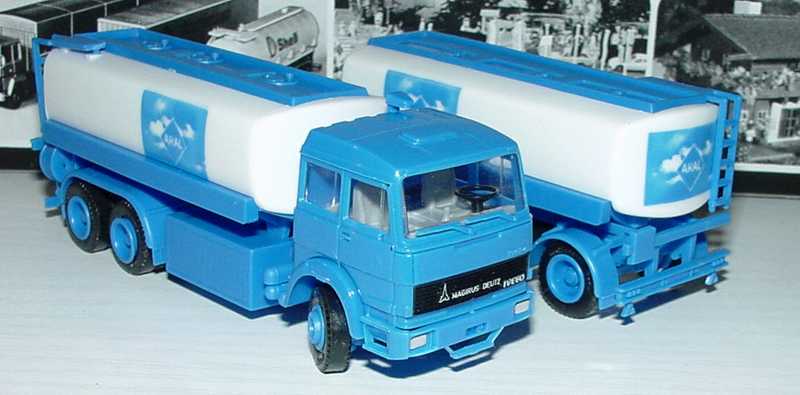 Foto 1:87 Iveco Magirus Deutz TurboTech THgz 3/2 Aral (lenkbare Vorderachse) herpa 813371