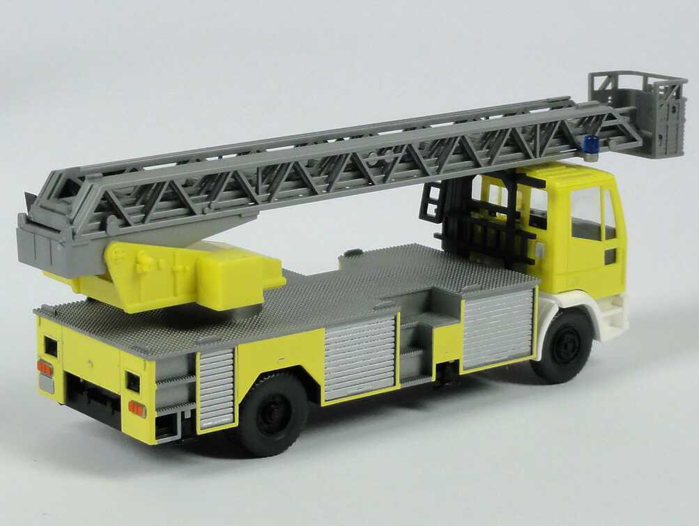 Foto 1:87 Iveco Magirus EuroFire Drehleiter DLK 23-12 gelb Interschutz 2000, Der Rote Hahn Wiking 61902