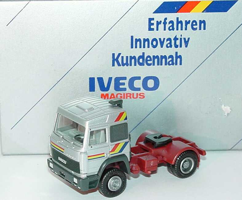 Foto 1:87 Iveco TurboStar 2a Szgm silber-met. TurboStar - Die neue Dimension im Internationalen Fernverkehr Werbemodell herpa