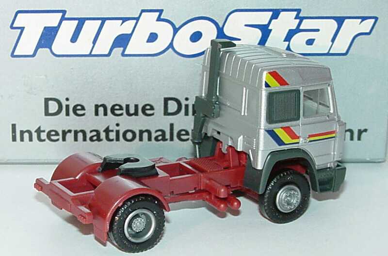 Foto 1:87 Iveco TurboStar 2a Szgm silber-met. TurboStar - Die neue Dimension im Internationalen Fernverkehr Werbemodell herpa