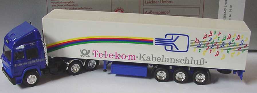 Foto 1:87 Iveco TurboStar Fv KoSzg 3/3 Telekom-Kabelanschluß herpa 93-01