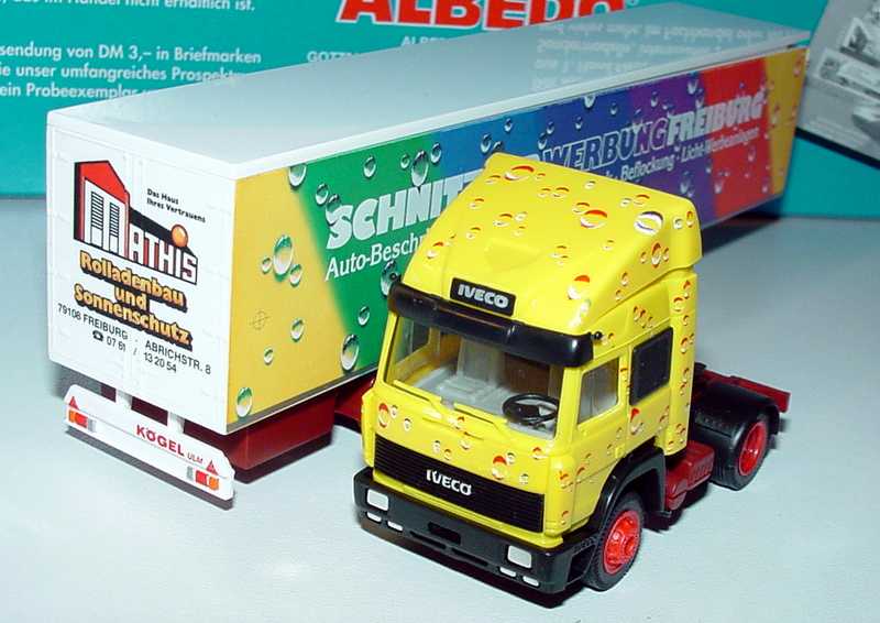Foto 1:87 Iveco TurboStar Fv KükoSzg 2/3 Schnitzler Werbung Freiburg Albedo 296019