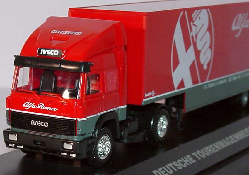 Foto 1:87 Iveco TurboStar Fv RenntransportSzg 2/2 DTM 1993 Alfa Romeo, Alfa Corse herpa