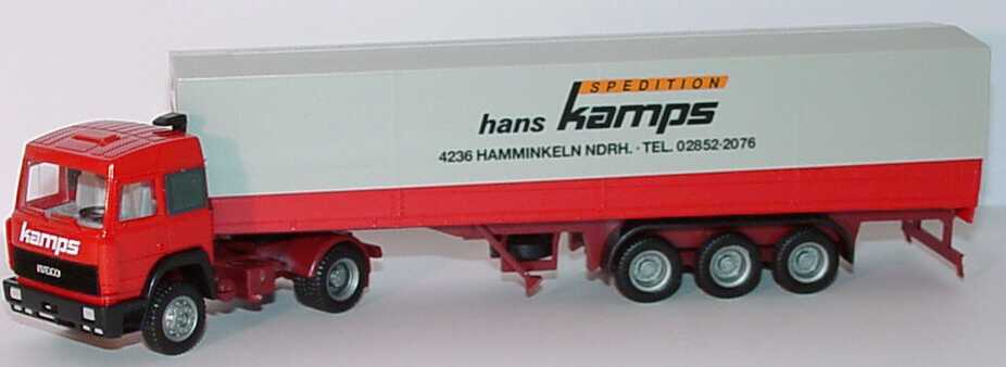 Foto 1:87 Iveco TurboStar PPSzg 2/3 Spedition Hans Kamps, Hamminkeln herpa