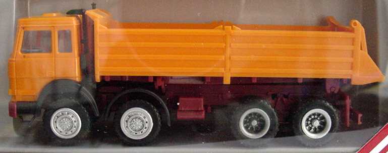 Foto 1:87 Iveco TurboTech (K) 4a Kipper orange herpa 858006