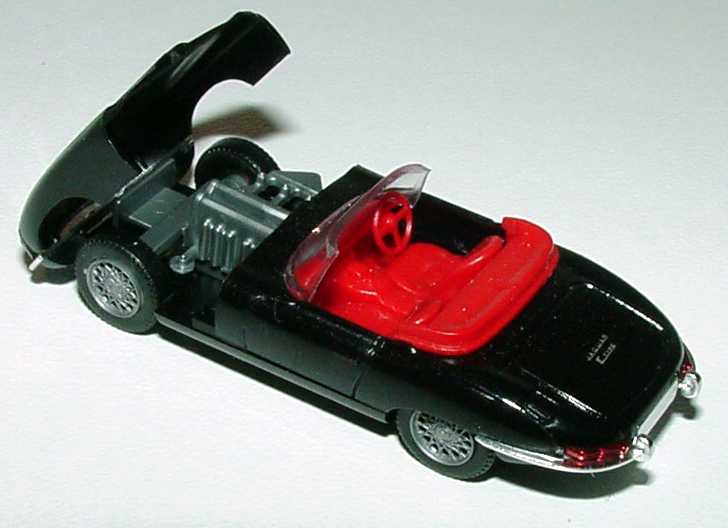 Foto 1:87 Jaguar E-Type Roadster schwarz Wiking 81701