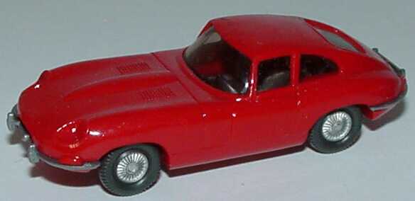 Foto 1:87 Jaguar E-Type rot (Scheinwerfer unbedruckt) Wiking 022