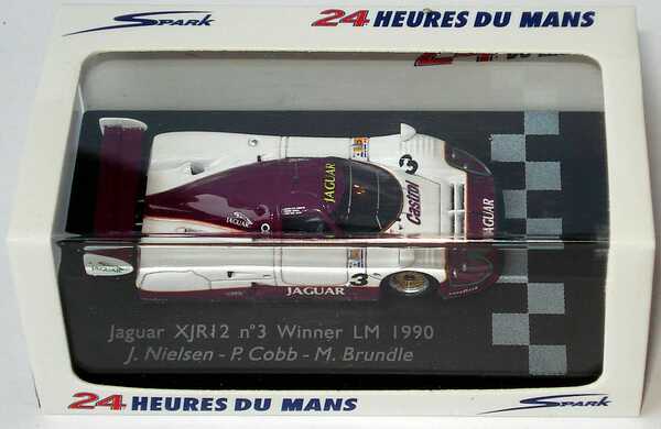 Foto 1:87 Jaguar XJR-12 24h von LeMans 1990 Nr.3, Nielsen / Cobb / Brundle (Siegerfahrzeug) Spark 87LM90