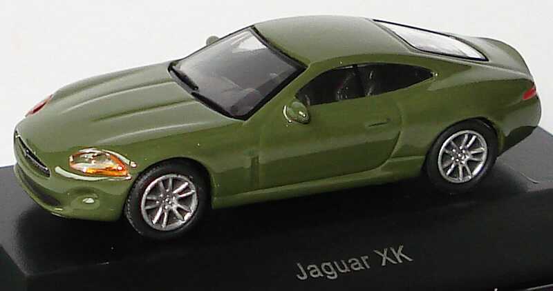 Foto 1:87 Jaguar XK Coupé olivgrün Schuco 452564000