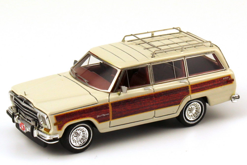 Foto 1:87 Jeep Grand Wagoneer creme-weiß mit Holzdekor NEO Scale Models 87576
