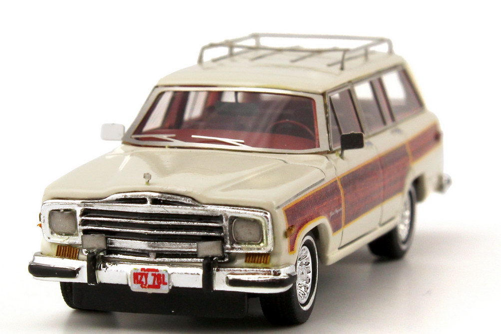 Foto 1:87 Jeep Grand Wagoneer creme-weiß mit Holzdekor NEO Scale Models 87576