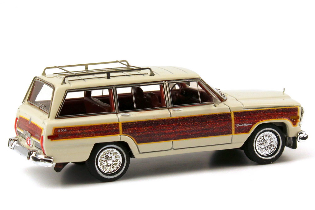 Foto 1:87 Jeep Grand Wagoneer creme-weiß mit Holzdekor NEO Scale Models 87576