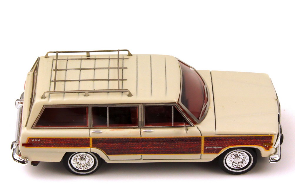 Foto 1:87 Jeep Grand Wagoneer creme-weiß mit Holzdekor NEO Scale Models 87576