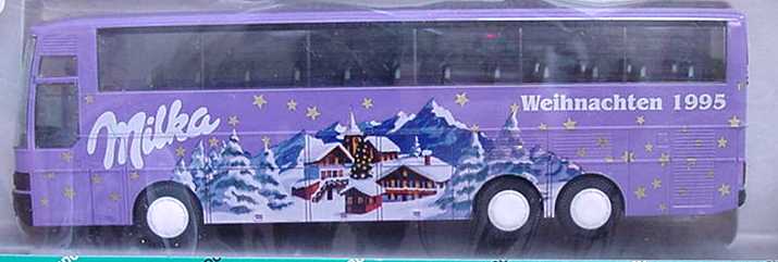 Foto 1:87 Kässbohrer-Setra S 215 HDH Milka, Weihnachten 1995 Albedo 295024