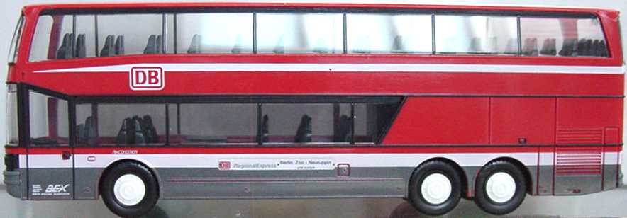 Foto 1:87 Kässbohrer-Setra S 228 DT DE RegionalExpress rot herpa