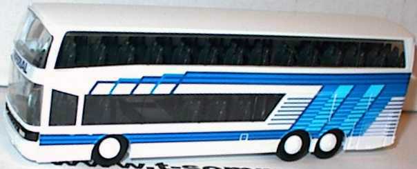 Foto 1:87 Kässbohrer-Setra S 228 DT Imperial (1. Version weiß/blau) herpa