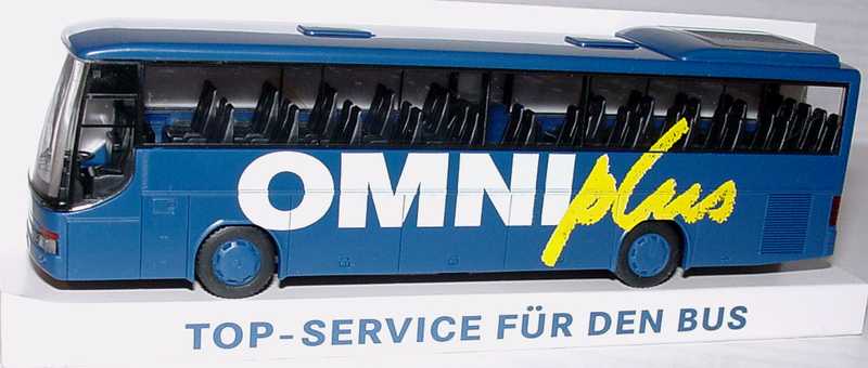 Foto 1:87 Kässbohrer-Setra S 315 GT- HD OMNIplus dunkelblau Rietze