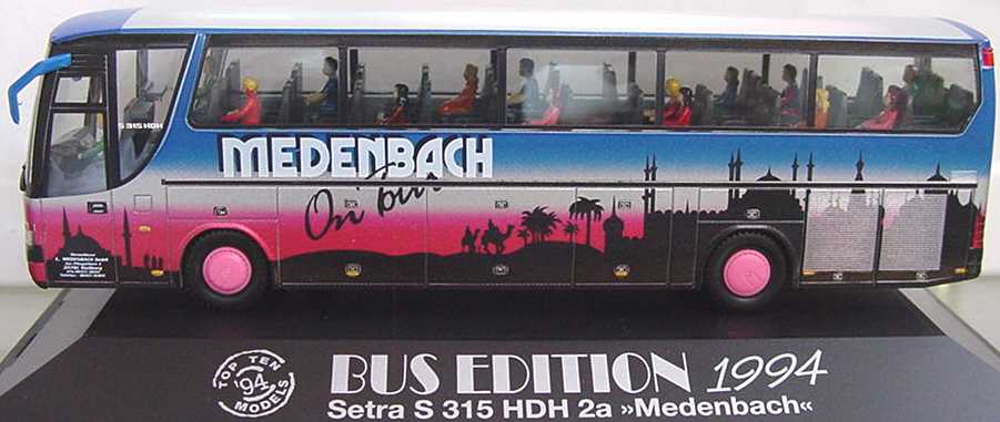 Foto 1:87 Kässbohrer-Setra S 315 HDH Medenbach (Bus Edition 1994) herpa 174718