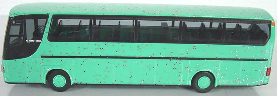 Foto 1:87 Kässbohrer-Setra S 315 HDH grün mit Glitter Werbemodell Rietze