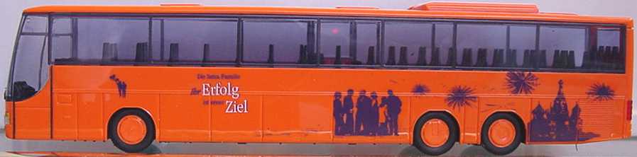 Foto 1:87 Kässbohrer-Setra S 319 GT-HD Ihr Erfolg ist unser Ziel orange Werbemodell AMW/AWM 1547