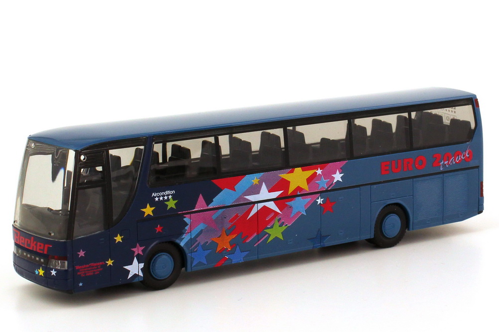 Foto 1:87 Kässbohrer-Setra S 315 HDH Becker Reisen, Euro 2000 Travel herpa 184731