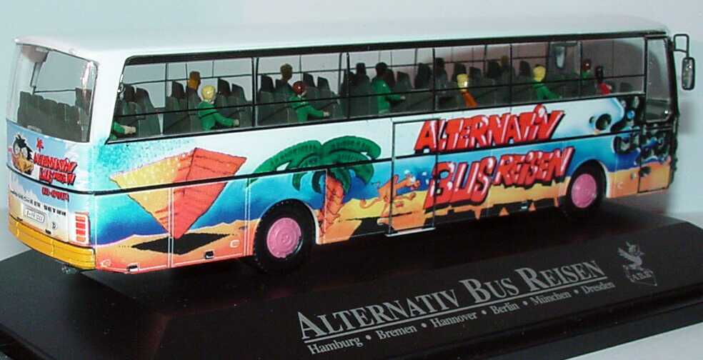 Foto 1:87 Kässbohrer Setra S 215 HD Alternativ Bus Reisen Design Pyramide (Bus Edition 1994) herpa 174688