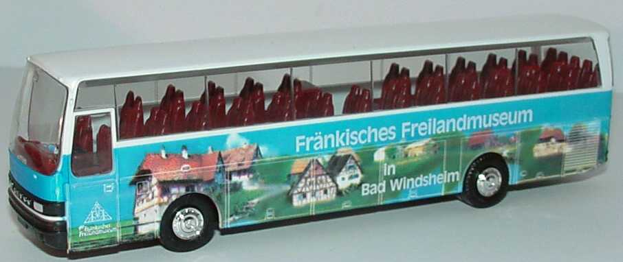 Foto 1:87 Kässbohrer Setra S 215 HD Fränkisches Freilandmuseum in Bad Windsheim Albedo