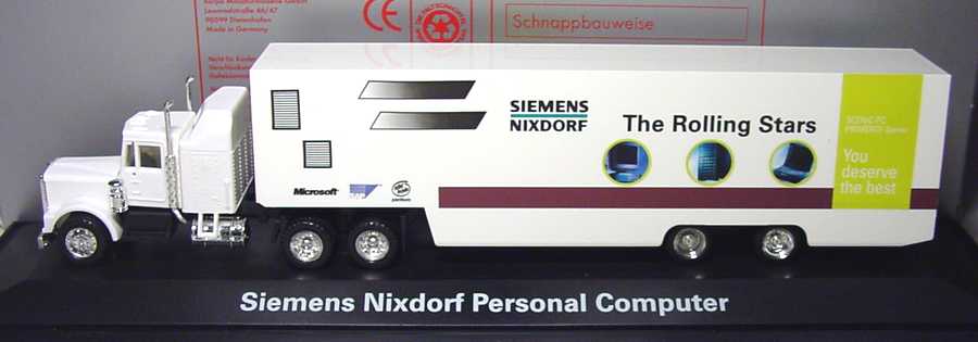 Foto 1:87 Kenworth CON KoSzg 3/2 Showtruck Siemens Nixdorf, The Rolling Stars herpa