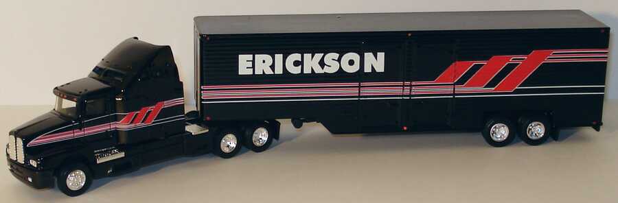 Foto 1:87 Kenworth T600B Sleeper lang KoSzg 3/2 Erickson Ertl 4518