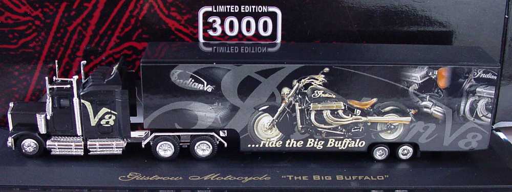 Foto 1:87 Kenworth W900B JuKoSzg 3/2 Showtruck Güstrow Motorcicle, Indian V8, ...ride the Big Buffalo Most-Modelle
