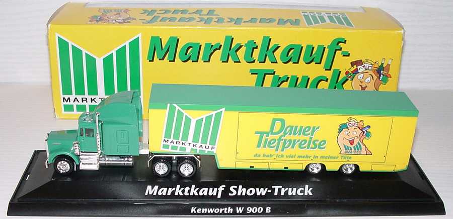 Foto 1:87 Kenworth W900B JuKoSzg 3/2 Showtruck Marktkauf - DauerTiefpreise herpa