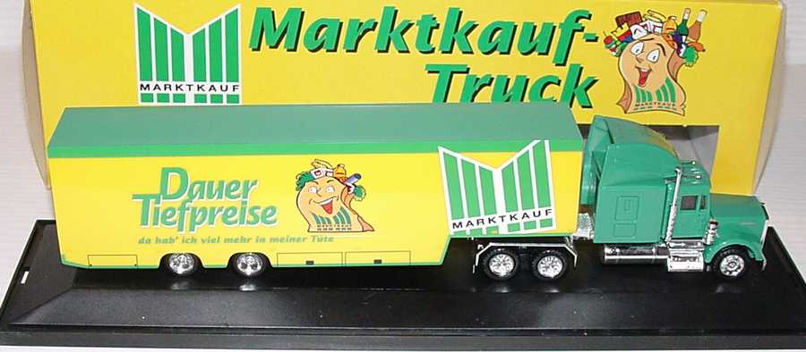 Foto 1:87 Kenworth W900B JuKoSzg 3/2 Showtruck Marktkauf - DauerTiefpreise herpa