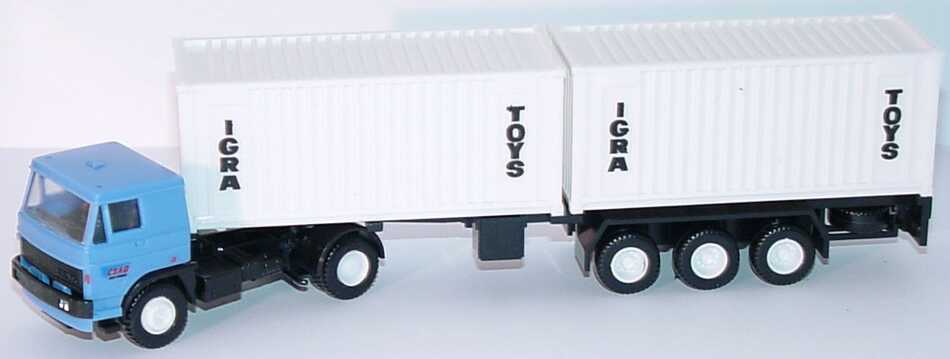 Foto 1:87 LIAZ 2x20-ContainerSzg 2/3 CSAD, IGRA-Toys IGRA 04111