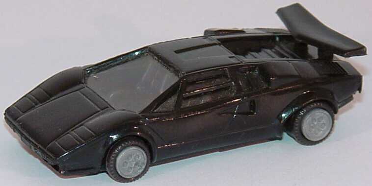 Foto 1:87 Lamborghini Countach mit Spoiler schwarz Miber