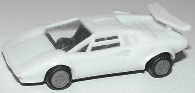 Foto 1:87 Lamborghini Countach mit Spoiler weiß Miber