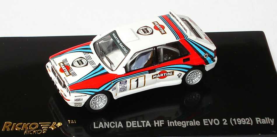 Foto 1:87 Lancia Delta HF Integrale EVO 2 Rally 1992 Martini Nr.1 Ricko 38814