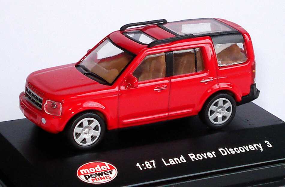 Foto 1:87 Land Rover Discovery III rot Model Power 19025