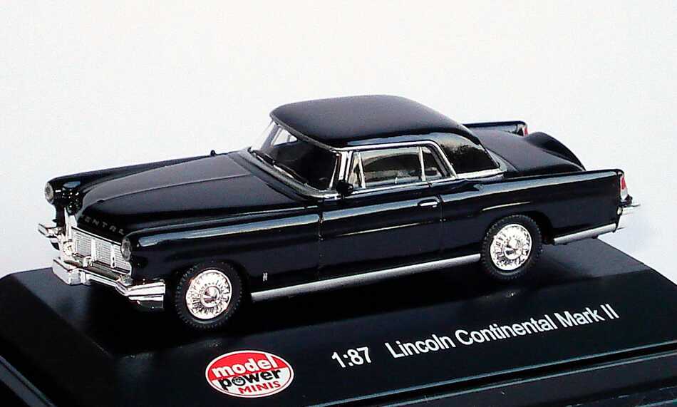 Foto 1:87 Lincoln Continental Mark II Coupé (1956) schwarz Model Power 19482