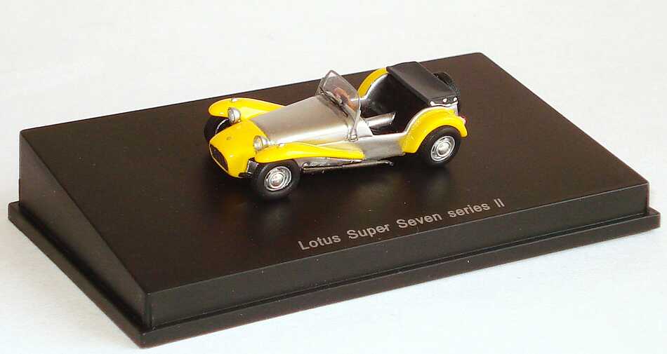 Foto 1:87 Lotus Super Seven (Serie II) silber/gelb Spark 87S045