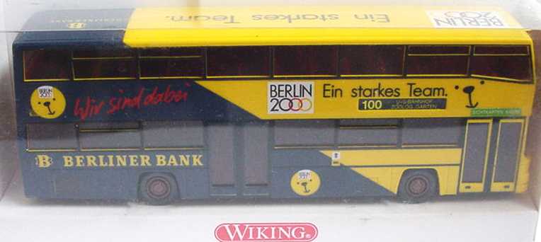 Foto 1:87 MAN D 89 Berlin 2000, Berliner Bank Wiking 7310240