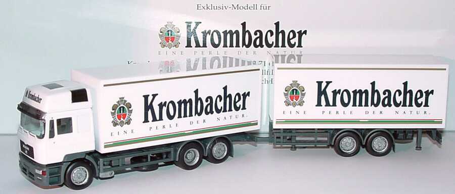 Foto 1:87 MAN F2000 Evo Hochdach TanGetränkeKoHgz 2/2 Krombacher - Eine Perle der Natur herpa