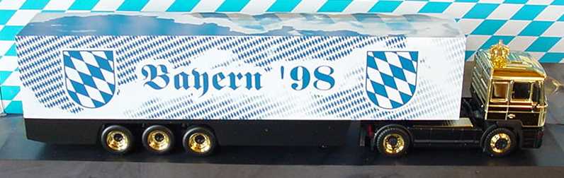 Foto 1:87 MAN F2000 Evo TransparentKoSzg 2/3 Königliche Kutschen-damals - Bayern LKW ´98 herpa