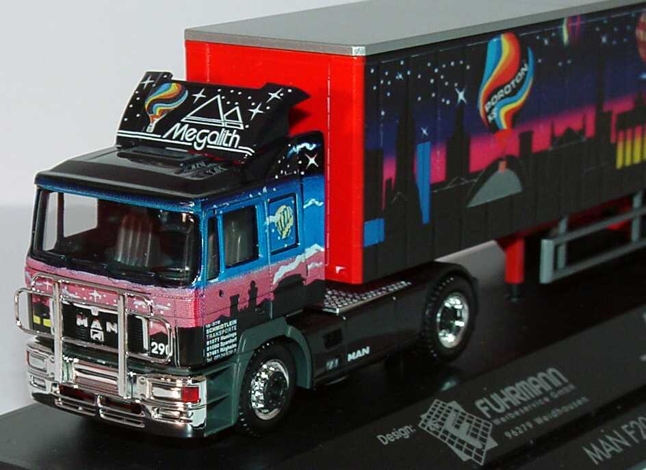 Foto 1:87 MAN F2000 Fv Cv GPSzg 2/3 Megalith Poroton KS, Schmidtlein Transporte herpa 186698