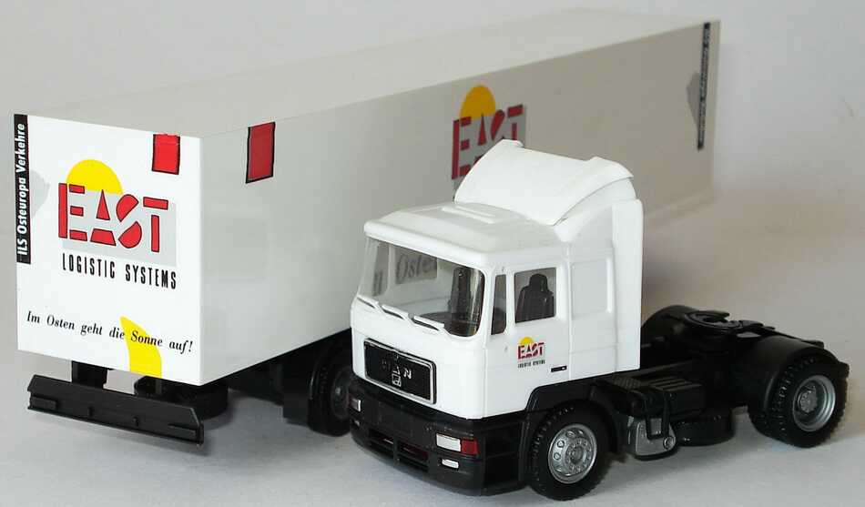 Foto 1:87 MAN F2000 Fv KoSzg 2/3 EAST Logistic Systems - Im Osten geht die Sonne auf! herpa