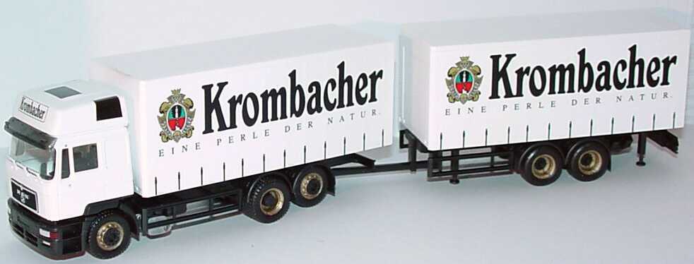 Foto 1:87 MAN F2000 Hochdach TanGpHgz 2/2 Krombacher - Eine Perle der Natur herpa