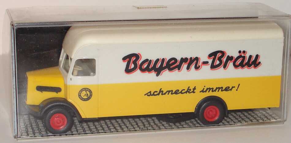 Foto 1:87 MAN F8 2a Ko-LKW Bayern-Bräu - schmeckt immer! Albedo 333033