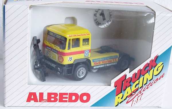 Foto 1:87 MAN F90 2a Renntruck Shell/Isri Nr.75 Albedo 600120