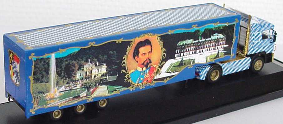 Foto 1:87 MAN F90 Fv Cv JuKoSzg 2/3 König Ludwig II, Bayern MAN Weihnachten 1993 herpa