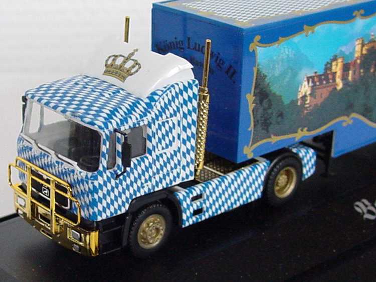 Foto 1:87 MAN F90 Fv Cv JuKoSzg 2/3 König Ludwig II, Bayern MAN Weihnachten 1993 herpa