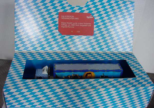 Foto 1:87 MAN F90 Fv Cv JuKoSzg 2/3 König Ludwig II, Bayern MAN Weihnachten 1993 herpa